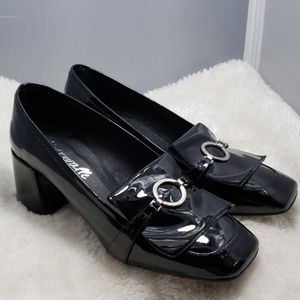 COPY - L'intervalle Patent leather block pump